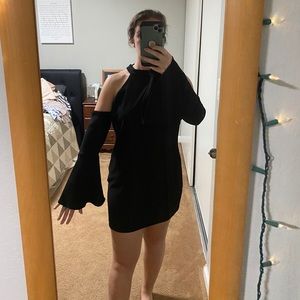 80s black dress